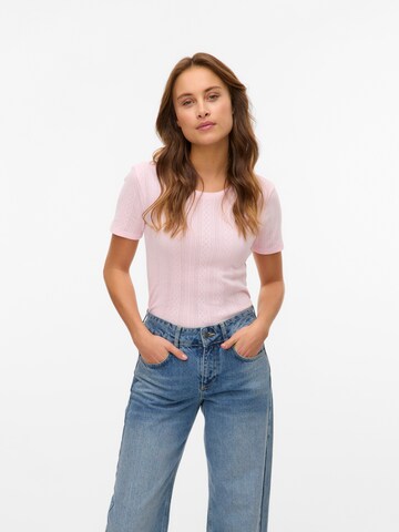 VERO MODA Tričko 'VMLISA' – pink: přední strana