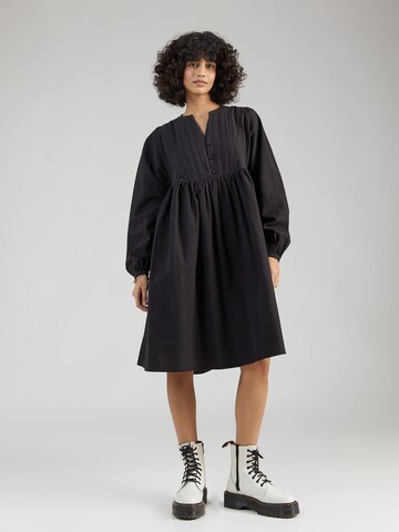 Robe 'GO' KnowledgeCotton Apparel en noir : devant