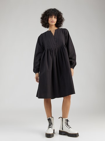 KnowledgeCotton Apparel Dress 'GO' in Black: front