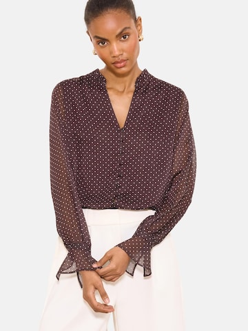 Lipsy Bluse in Braun: Vorderseite