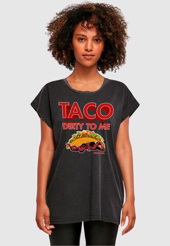 T-shirt 'Deadpool - Taco Dirty To Me' ABSOLUTE CULT en noir : devant