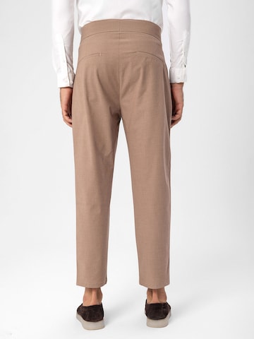 Antioch Loose fit Pleat-front trousers in Brown