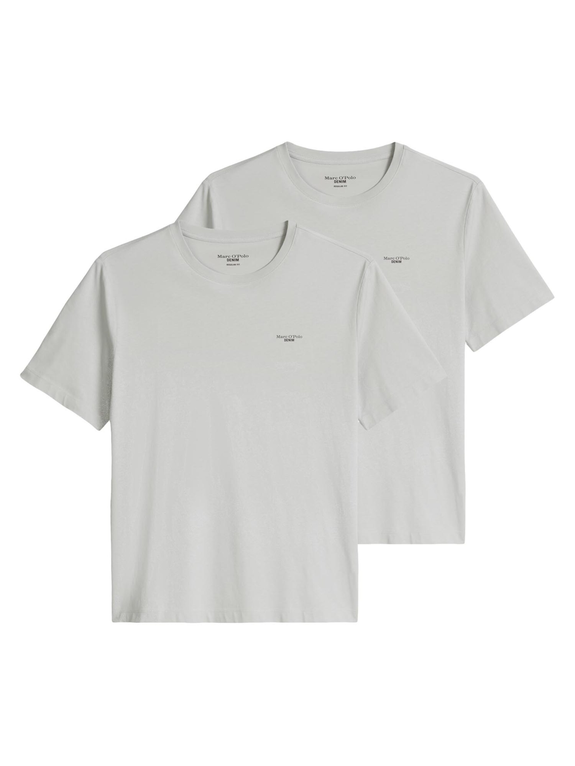 Marc O'Polo DENIM Shirt 'Basic' in Grey: front