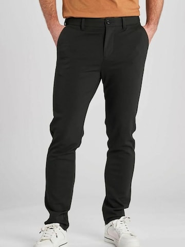 U.S. POLO ASSN. regular Lærredsbukser 'Milo' i sort: forside