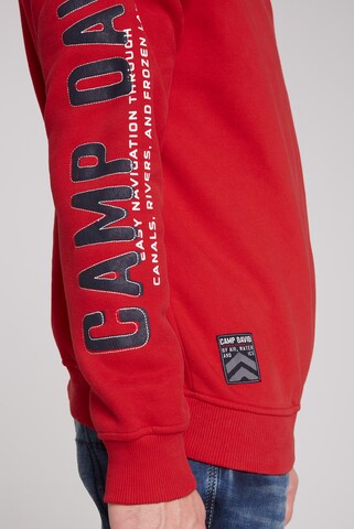 CAMP DAVID Sweatshirt in Red