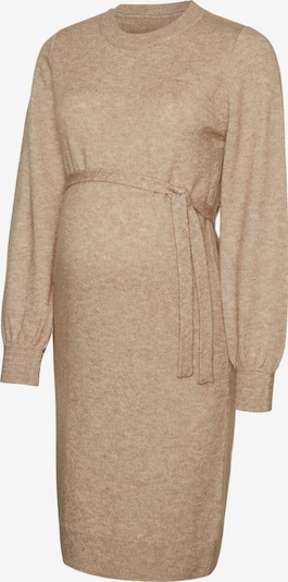 MAMALICIOUS Gebreide jurk 'New Anne' in de kleur Beige gemêleerd, Productweergave