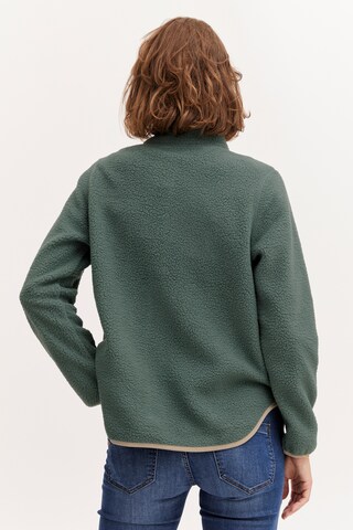 Fransa Fleece Jacket 'MILA JA 1' in Green