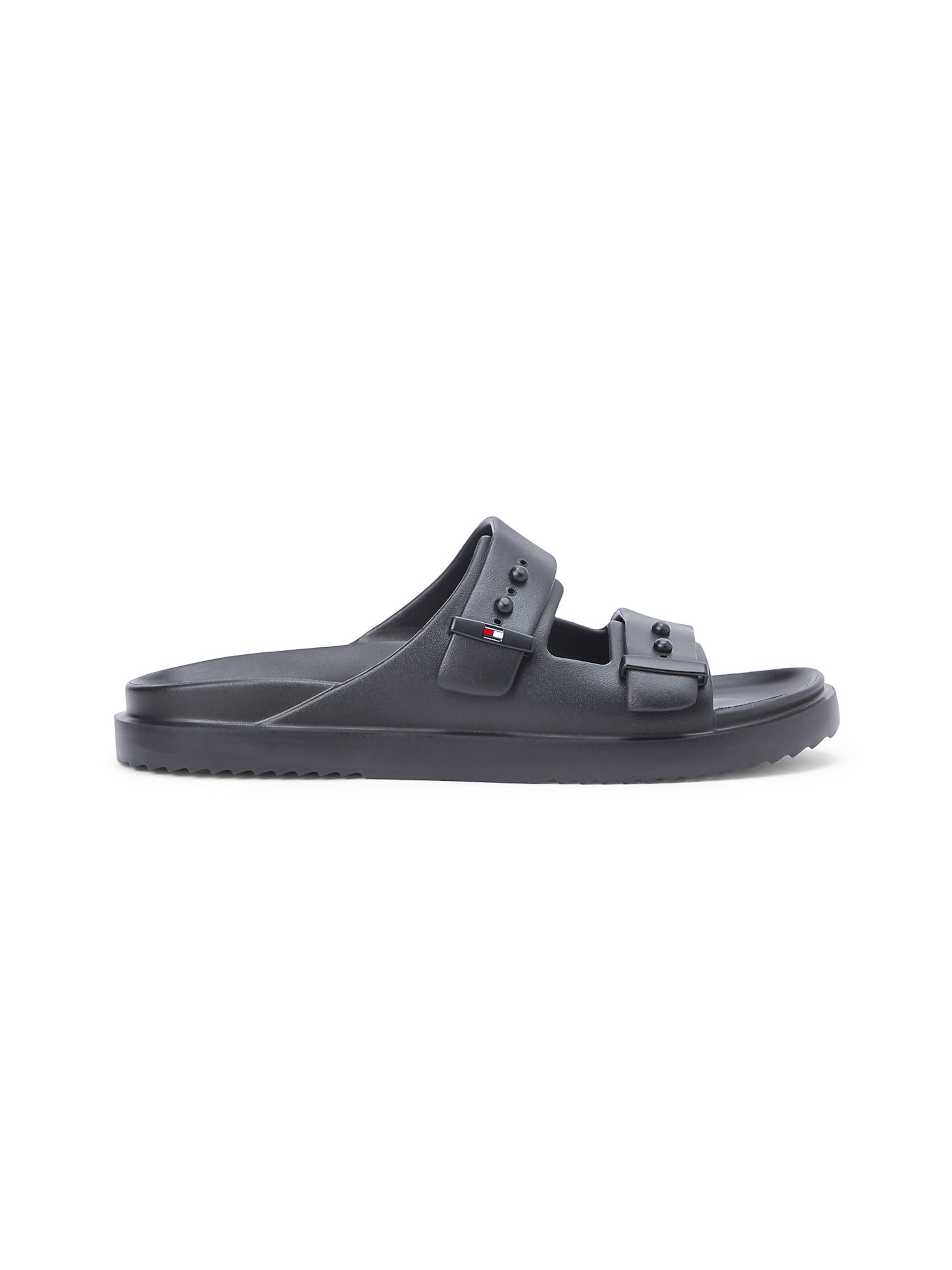 TOMMY HILFIGER Pantolette in Schwarz