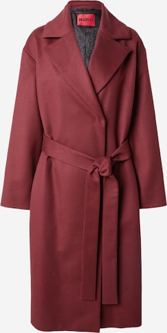 Manteau mi-saison HUGO Red en rouge : devant