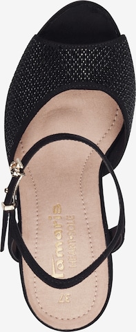 TAMARIS Sandals in Black