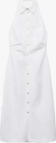 MANGO Shirt Dress 'BELEN' in White: front