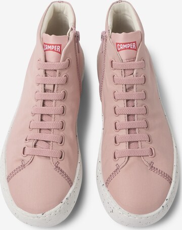 Sneaker alta 'Peu Touring' di CAMPER in rosa