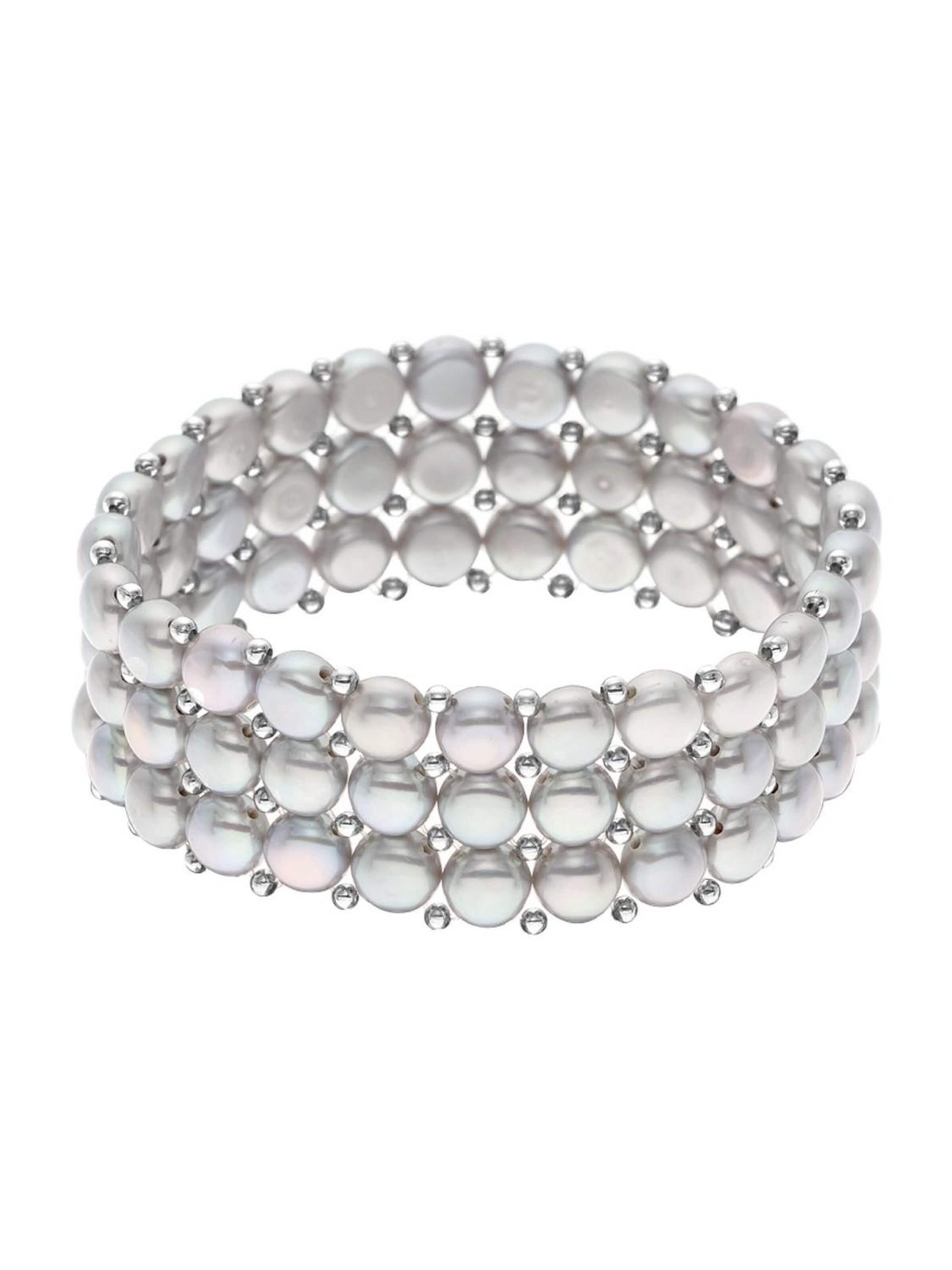 Ateliers Saint Germain Armband 'TUILERIES' i grå: framsida