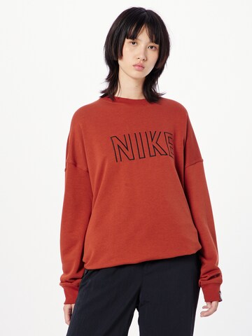 Sweat-shirt Nike Sportswear en orange : devant