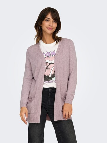ONLY Strickjacke 'ONLLesly' in Lila