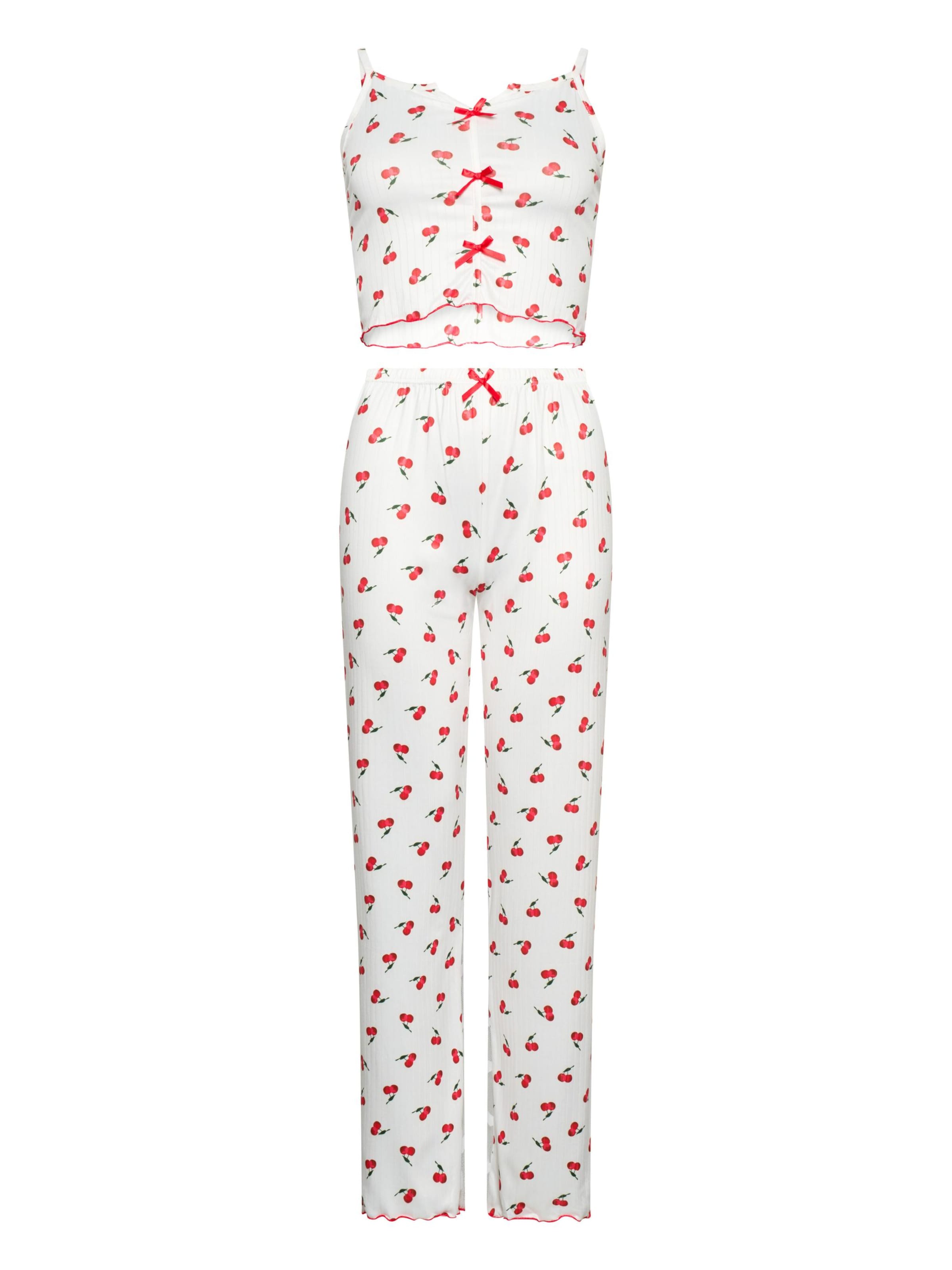 Orchibelle Pajama 'Vera' in White: front