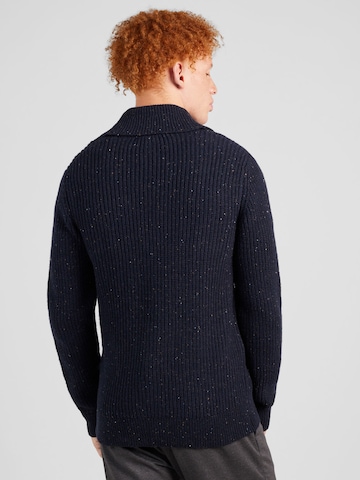 SELECTED HOMME Knit Cardigan 'Land' in Blue