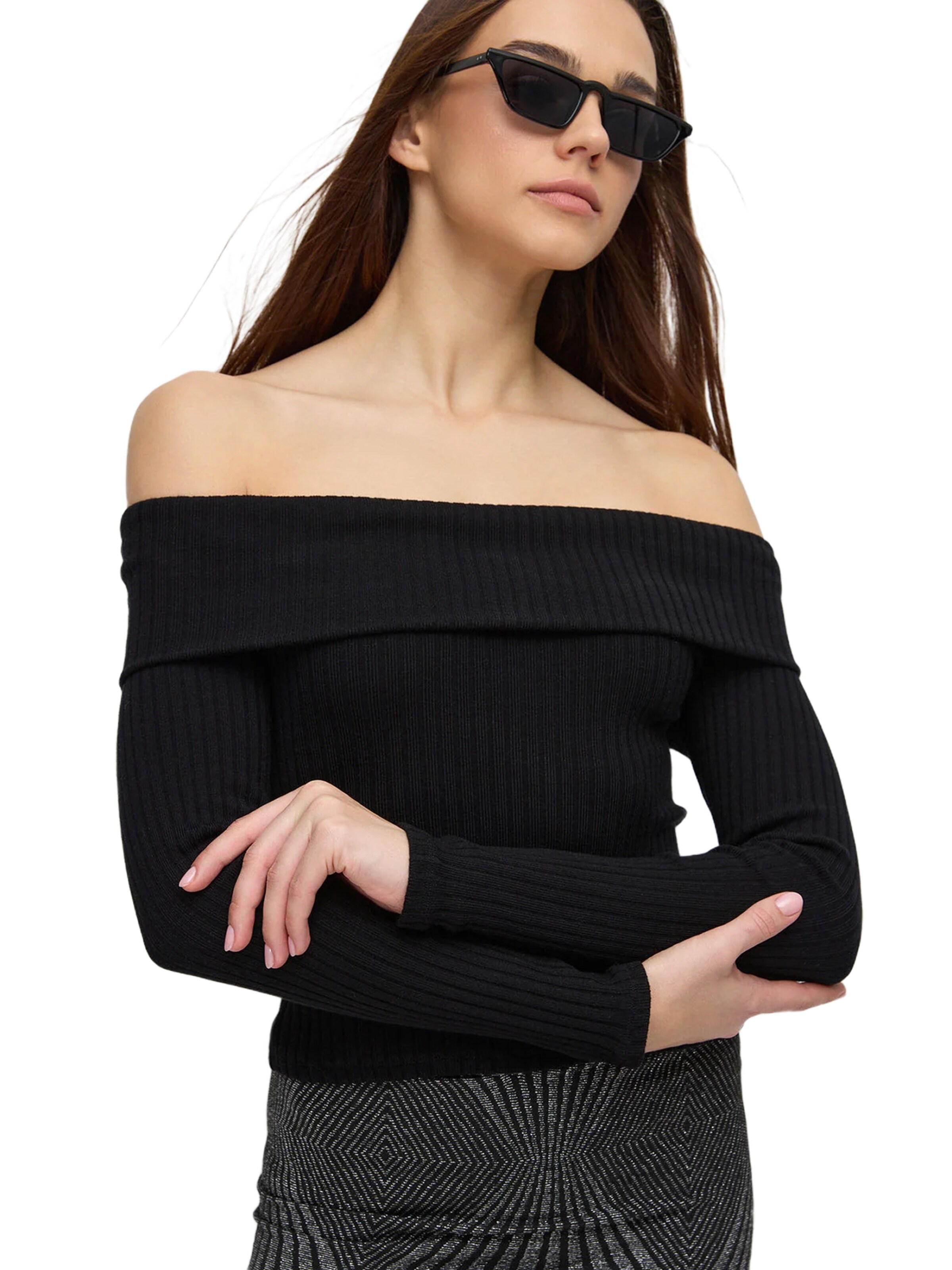 No Matter What Shirt in Schwarz: Vorderseite