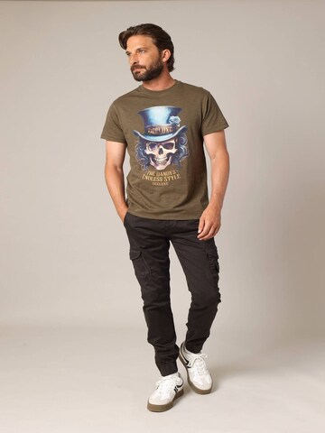 T-Shirt 'Dandy' Deeluxe en marron
