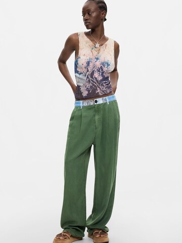 Desigual Loose fit Trousers in Green