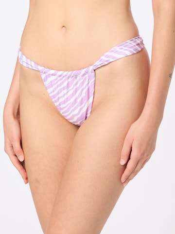 Bas de bikini Hunkemöller en violet : devant