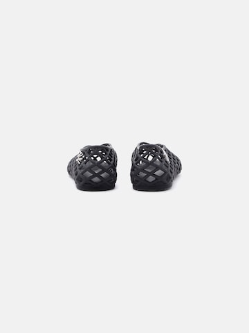 juoda Karl Lagerfeld Balerinos