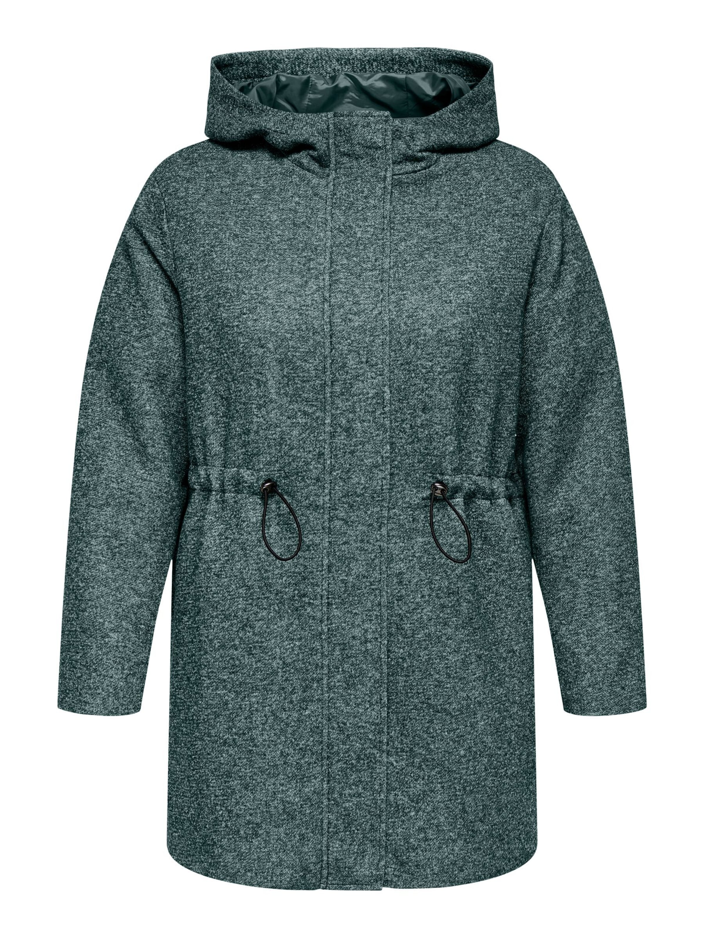 Cappotto di mezza stagione 'CARSEDONA' di ONLY Carmakoma in verde: frontale