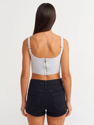 Dilvin Top in Grey