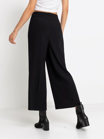 LASCANA Loose fit Pants in Black