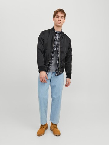 JACK & JONES Between-Season Jacket 'Ocean' in Black