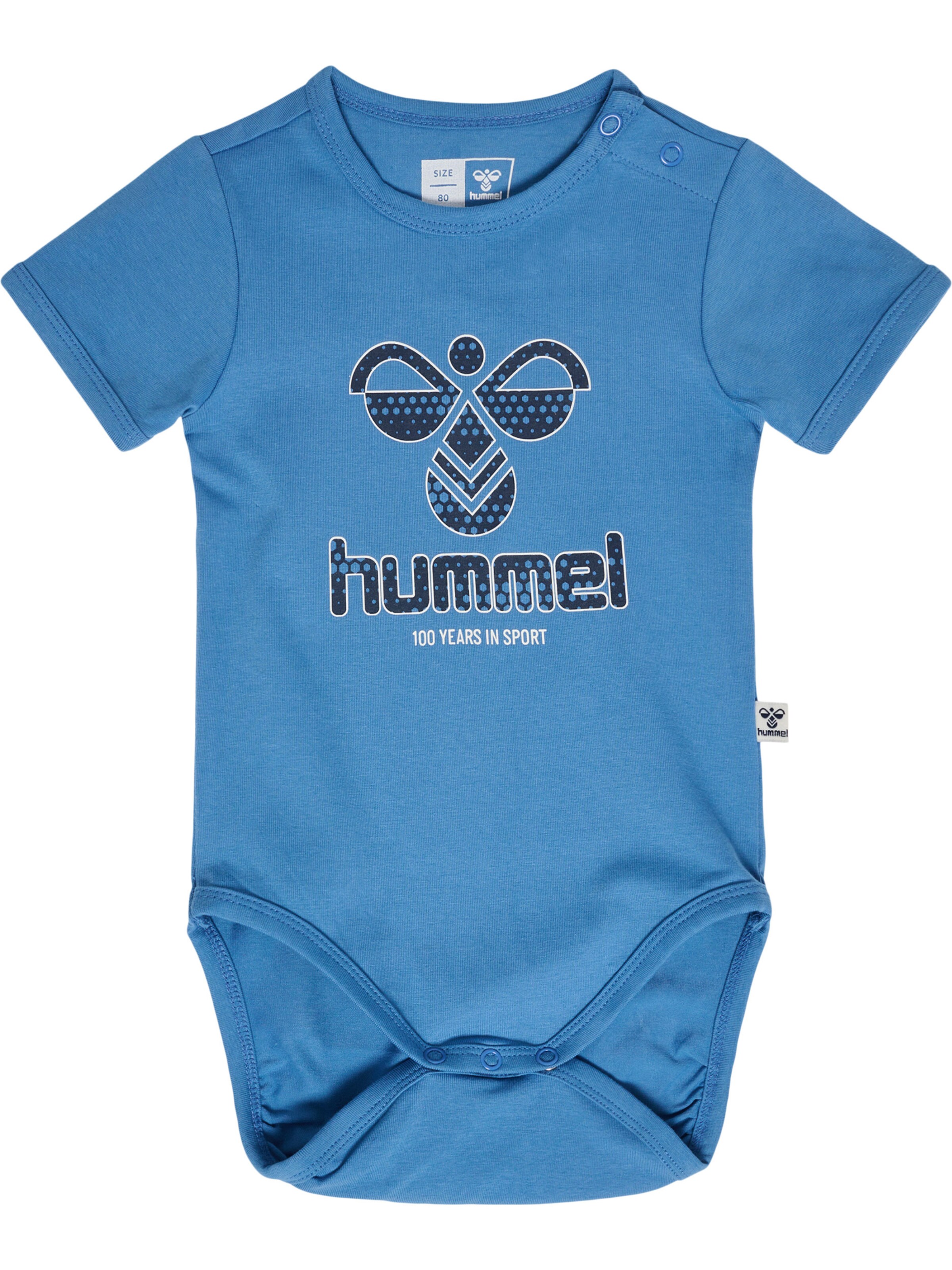 Hummel Rompertje/body in Blauw: voorkant
