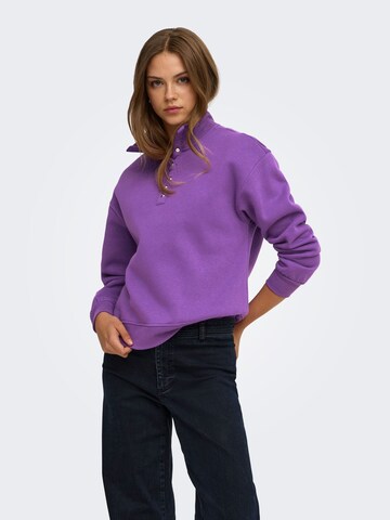 ONLY Sweatshirt 'ONLCoralie' i lilla: forside