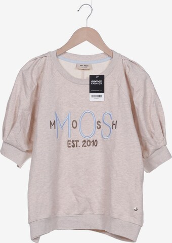 MOS MOSH Sweatshirt & Zip-Up Hoodie in L in Beige: front