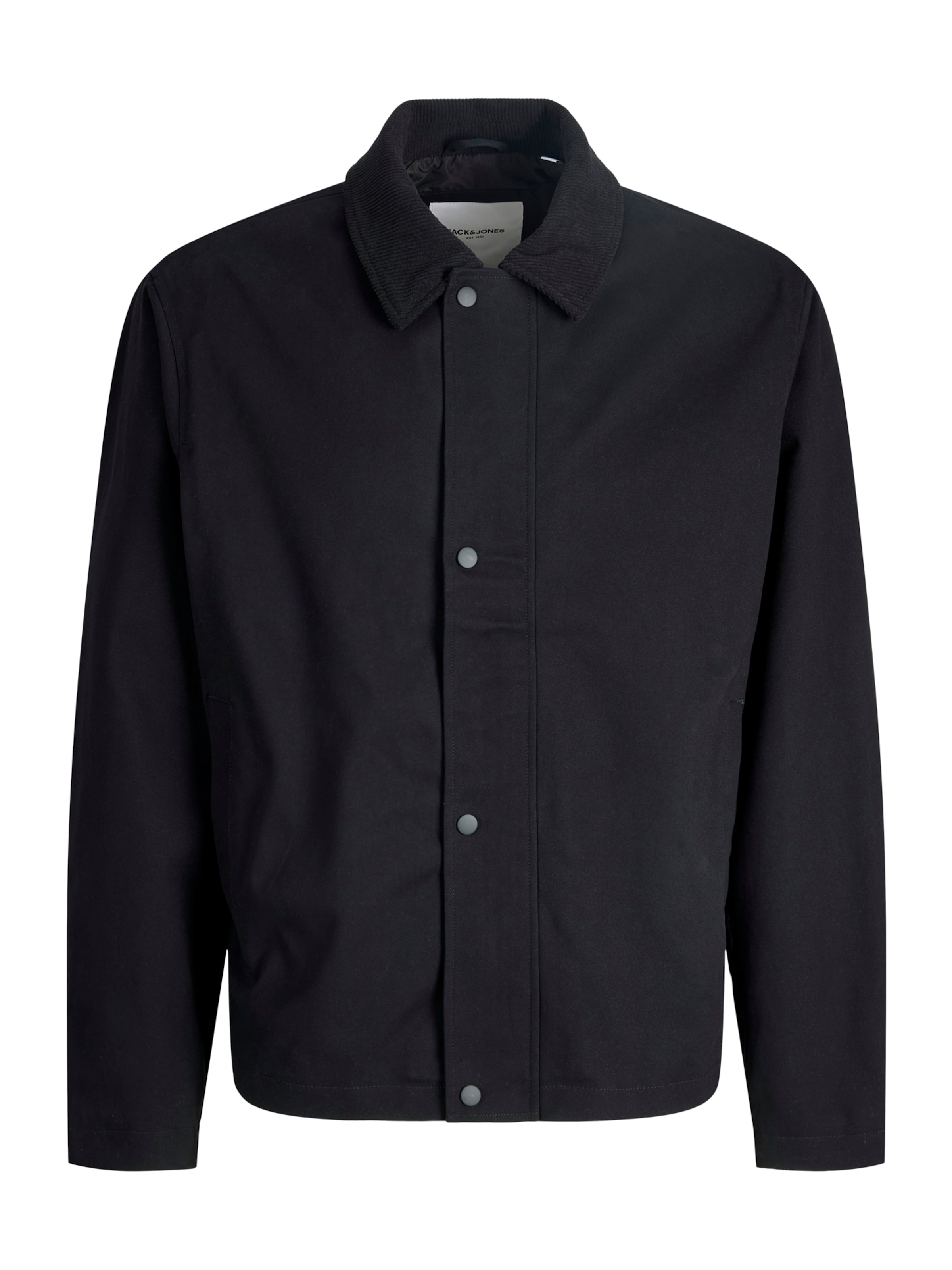 JACK & JONES - Chaqueta de entretiempo 'JJEGRAHAM' en negro: frente
