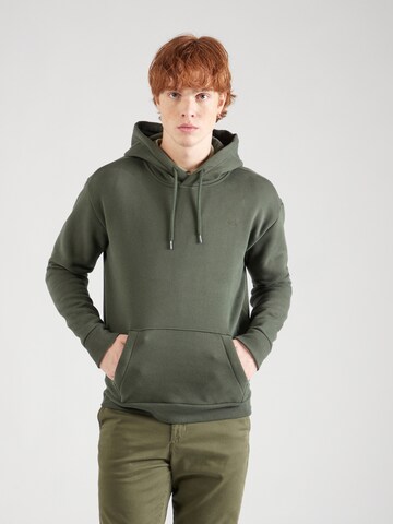 HOLLISTER - Sudadera en verde: frente