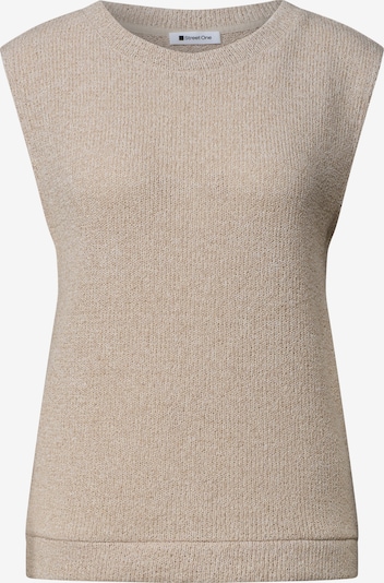STREET ONE Stricktop in XS in beige, Produktansicht