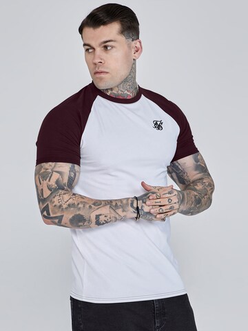 SikSilk Shirt in Wit: voorkant