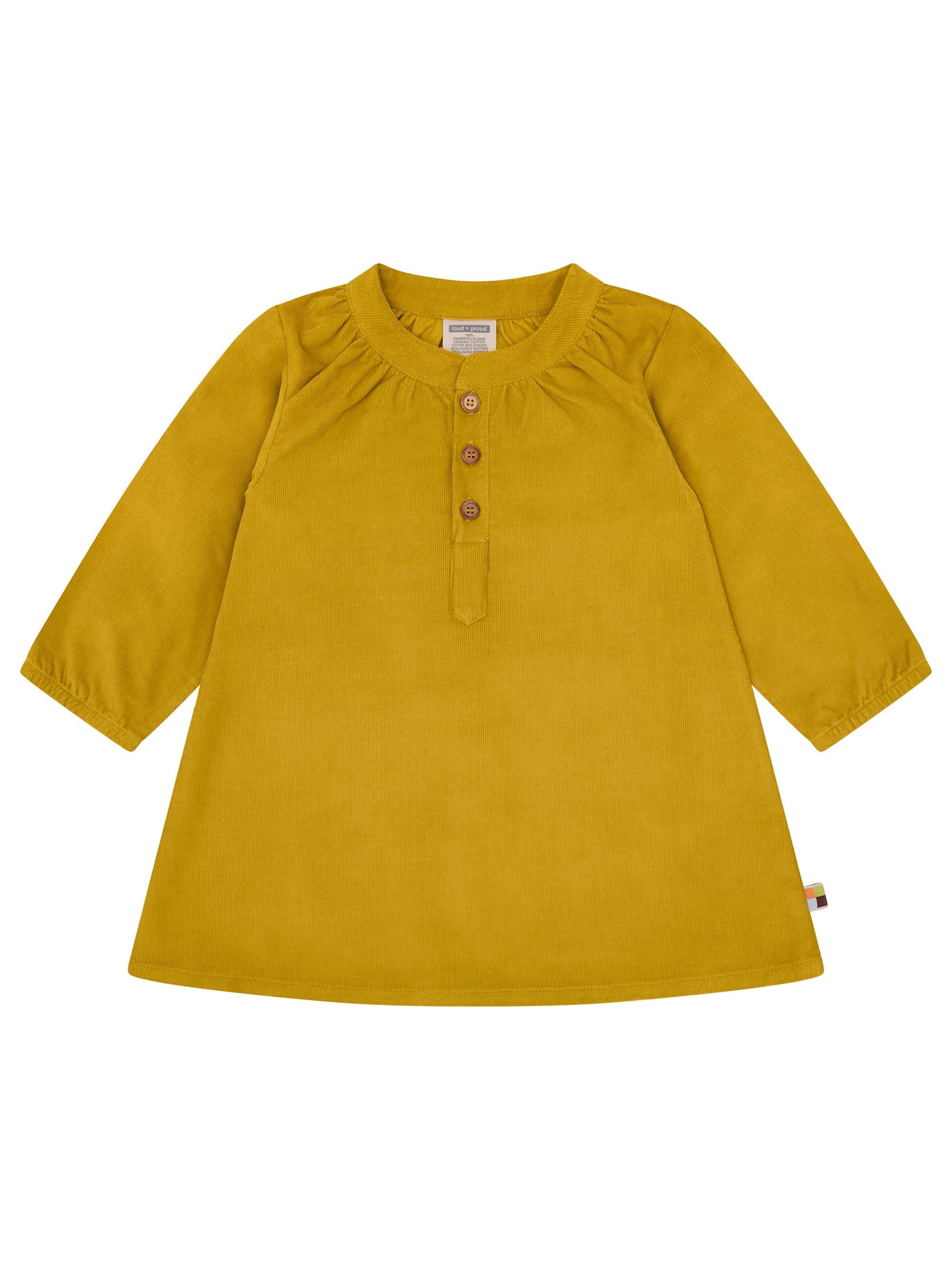 loud + proud Dress in Yellow: front