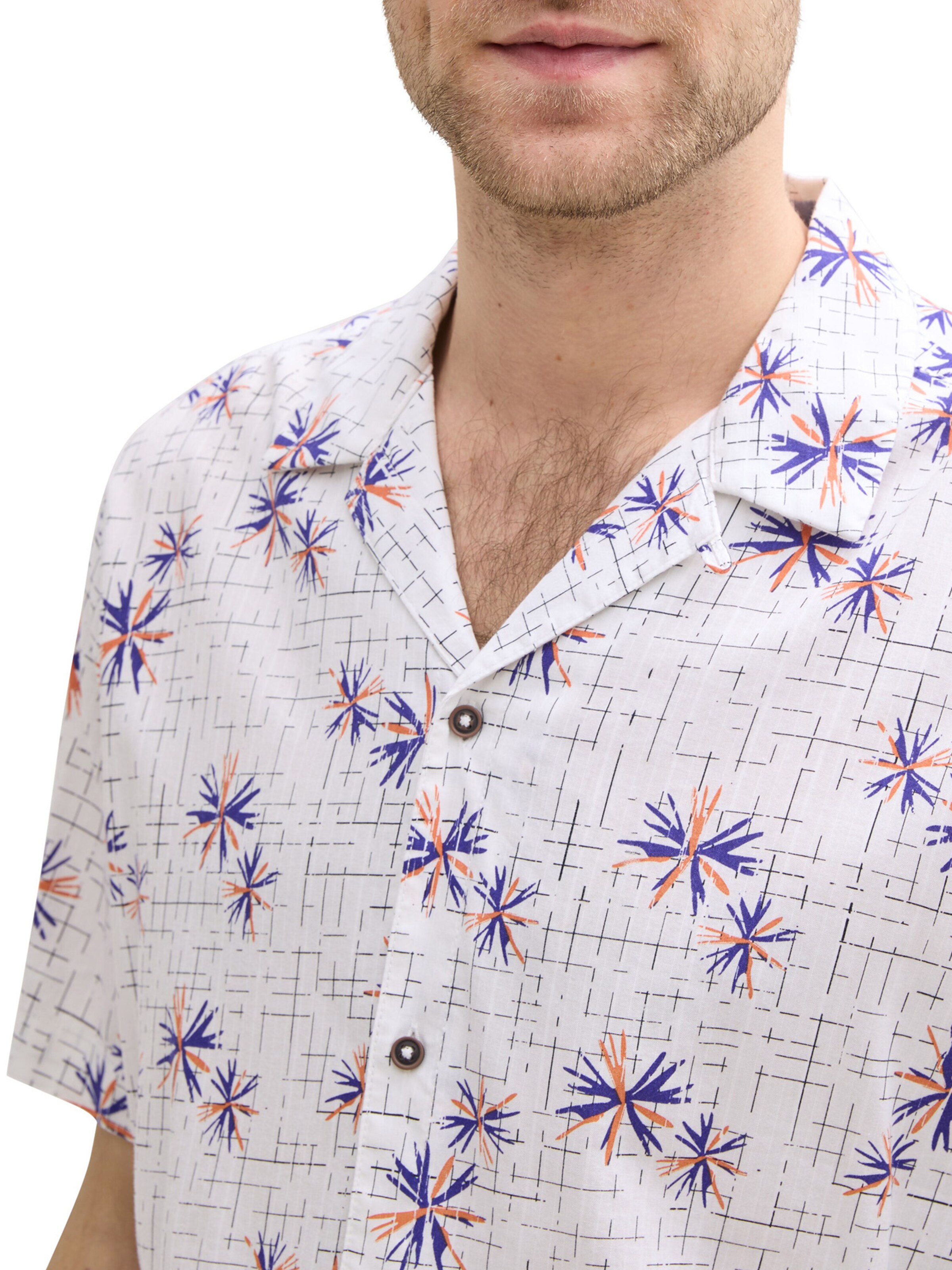 Regular fit Camicia di TOM TAILOR in bianco