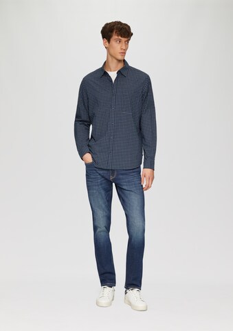 s.Oliver Regular fit Overhemd in Blauw