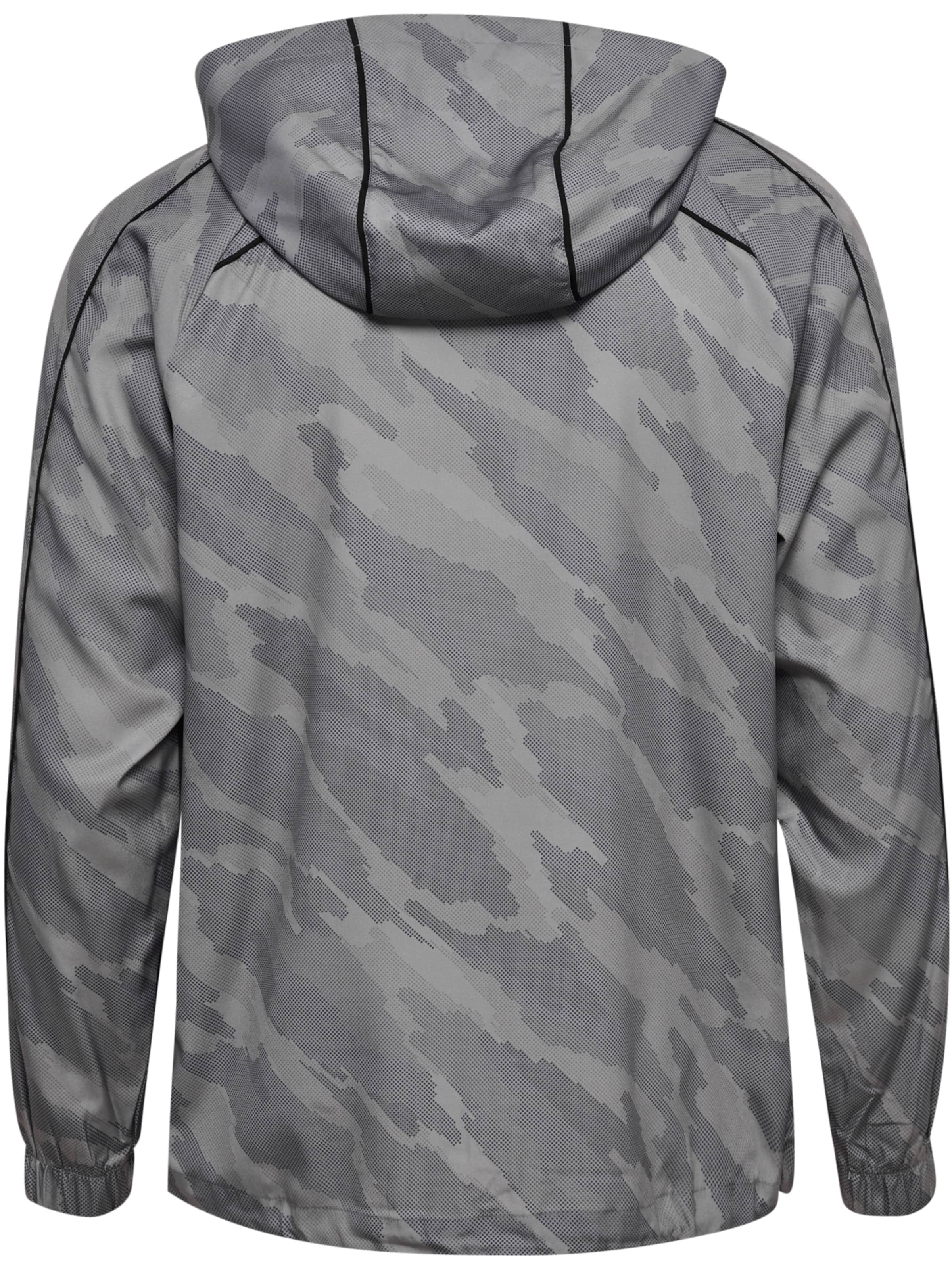 Hummel Sportjas 'AOP' in Grijs
