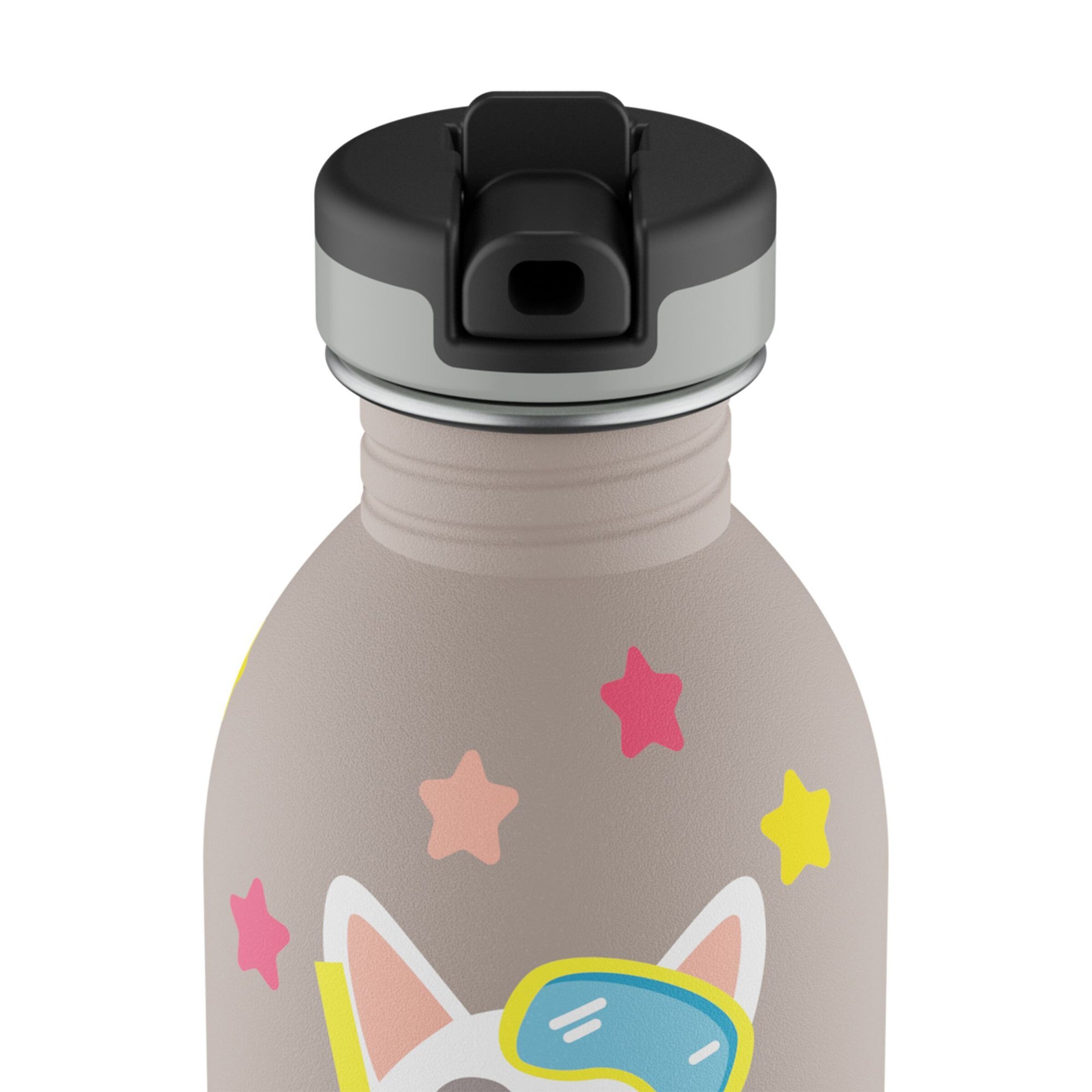 Borraccia 'Kids Urban' di 24Bottles in grigio