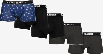 Urban Classics Boxers en bleu / gris / noir, Vue avec produit