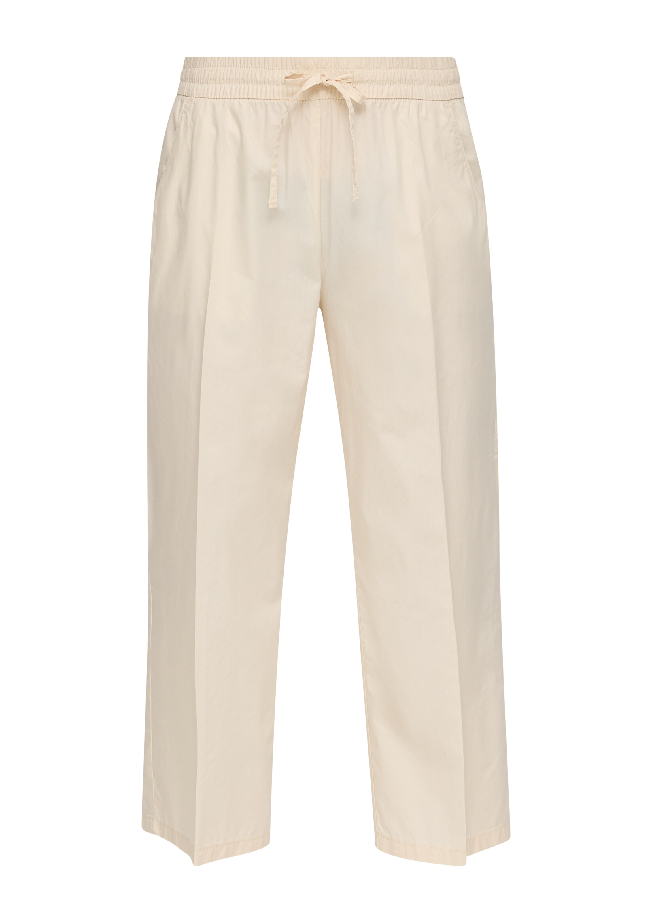 s.Oliver Ohlapna forma Hlače na rob | bež barva: sprednja stran