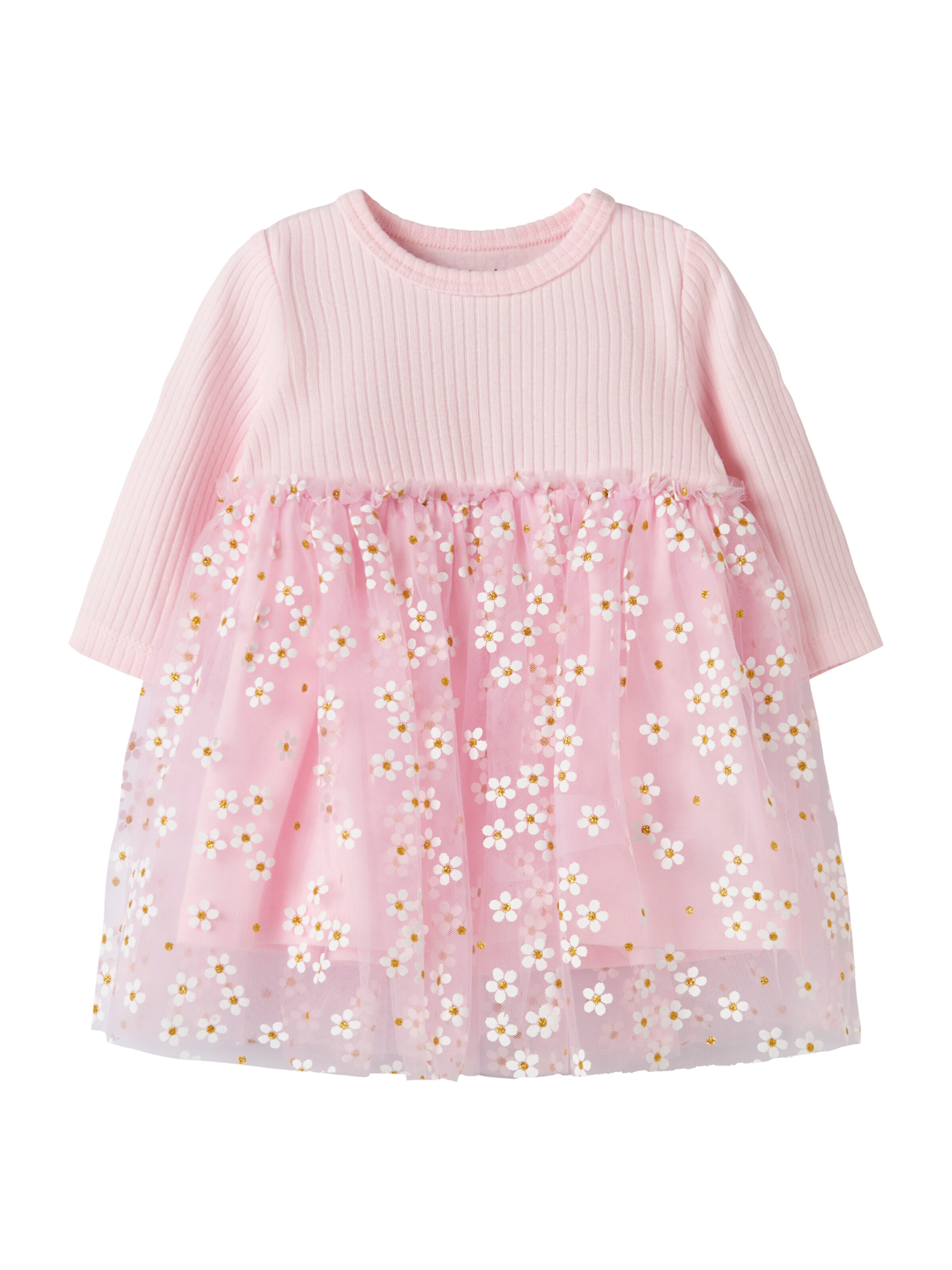 NAME IT Dress 'NBFFLORAL' in Pink: front