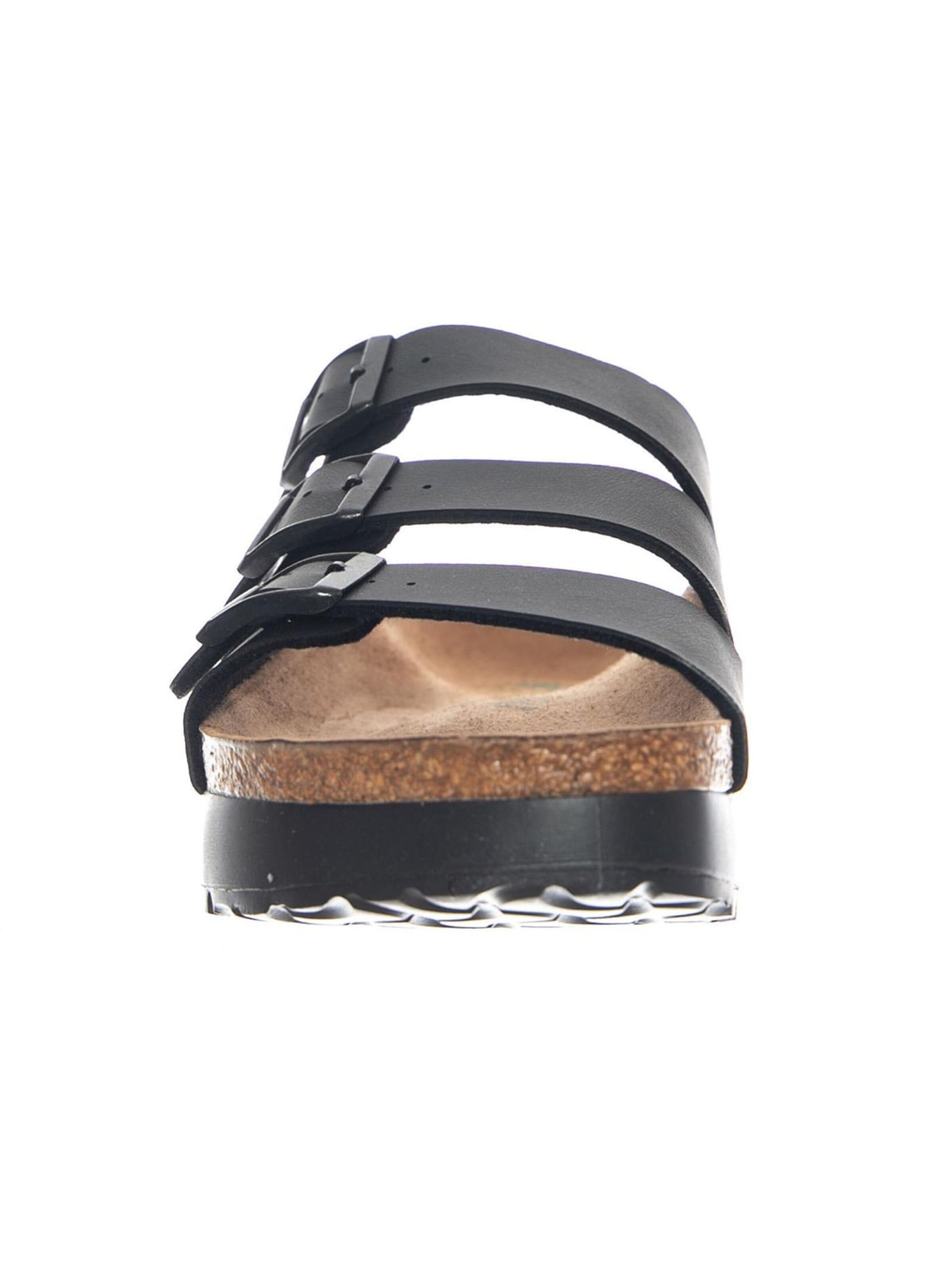 Sandales 'Florida III Platform Vegan Birko Flor Narrow Fit Black' BIRKENSTOCK en noir