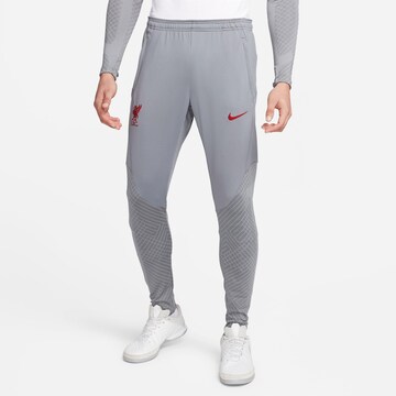 Tapered Pantaloni sportivi 'Liverpool' di NIKE in grigio: frontale