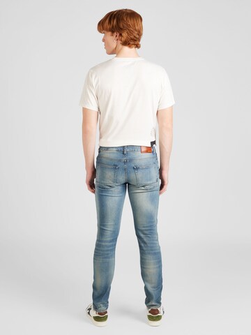 Slimfit Jeans 'Delaware' de la BOSS pe albastru