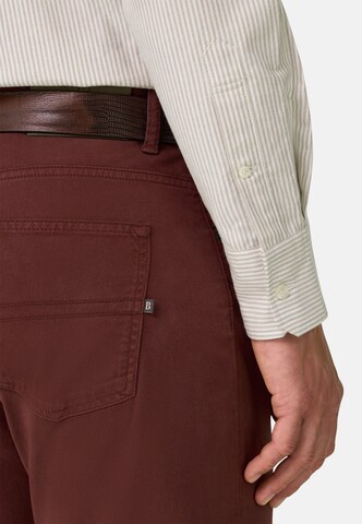 Chemise Boggi Milano en beige : sur le côté