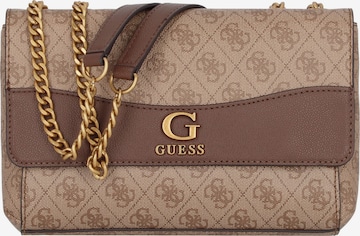 Sac bandoulière 'Neil' GUESS en marron : devant